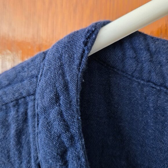 Madewell Blue Cotton Jumpsuit - Picture 4 of 9